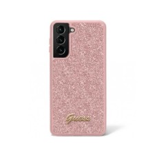 Guess Futrola za Samsung S23 Pink Glitter Script