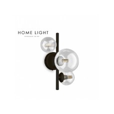 HOME LIGHT Vesta 599 Zidna lampa 3*G9 CRNA