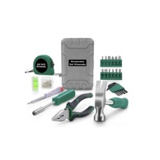 HOMEMATE Set ručnih alata 10-u-1 – prenosivi komplet, klešta, metar, šrafcigeri i torba za odlaganje HOMEMATE Set ručnih alata 10-u-1 – prenosivi komplet, klešta, metar, šrafcigeri i torba za odlaganje