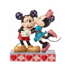 JIM SHORE Hugs & Kisses Mickey & Minnie Love Figurine JIM SHORE Hugs & Kisses Mickey & Minnie Love Figurine