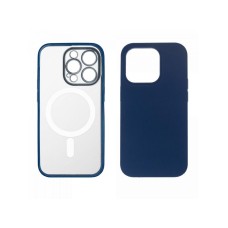 JUST IN CASE 2u1 transparentna/plava - Zaštitna maska za iPhone 14 Pro