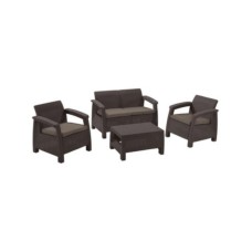 KETER Baštenska garnitura CORFU II braon CU 258952 OUTLET