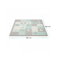 KINDERKRAFT Podloga za igru LUNO SHAPES MINT