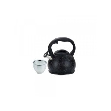 KINGHOFF čajnik sa cediljkom crni mermerni 1,2l KH1634