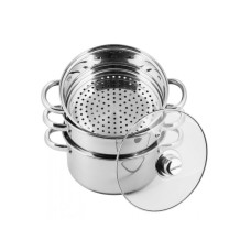 KINGHOFF Shumee KH3328 SET ŠERPI 4/1 ZA KUVANJE NA PARI 4L 22CM