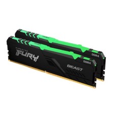 KINGSTON 16GB DDR4 (2x8GB), 3200MHz, FURY Beast RGB KF432C16BBAK2/16