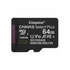 KINGSTON 64GB, MicroSD, Canvas Select Plus (SDCS3/64GBSP)