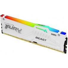 KINGSTON DIMM DDR5, 16GB, 5.600MHz, FURY Beast White RGB XMP (KF556C40BWA-16)