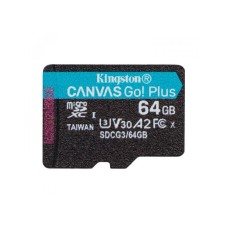 KINGSTON Mem.kart.bez adaptera Canvas Go! Plus microSD 64GB