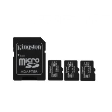 KINGSTON MikroSD mem.kart.32GB King.SelectPlus CL10 3kom