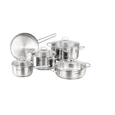 KORKMAZ Set Perla 9pcs Inox