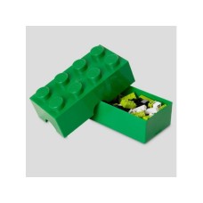 LEGO KUTIJA ZA ODLAGANJE ILI UŽINU, MALA (8): TAMNO ZELENA