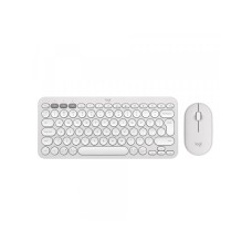 LOGITECH Pebble2 Wireless Combo US tastatura + miš bela