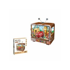 Milla Toys Drvene 3D puzzle Televizor London Streets 91/71769 Milla Toys Drvene 3D puzzle Televizor London Streets 91/71769