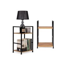 ModernHome Drvena polica sa dva nivoa, loft wild oak