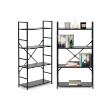 ModernHome Polica za knjige Loft 4 Black (CWJ6024112LG-B)