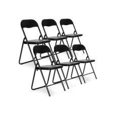 ModernHome Set od 6 sklopivih stolica Eco- Leather
