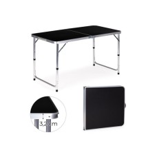 ModernHome Sklopivi sto za kampovanje - Black 120x60 cm