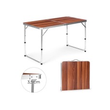ModernHome Sklopivi sto za kampovanje - Wood 120x60 cm