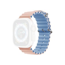 MOYE Zamenska narukvica za Moye Kronos 4 pametni sat 44/45/49mm Pink Sand/Blue Fog