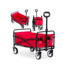MultiGarden Sklopiva kolica za plažu 48x90cm Red