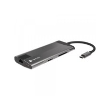 NATEC NMP-1690 FOWLER PLUS, USB Type-C 6-in-1 Multi-port Adapter
