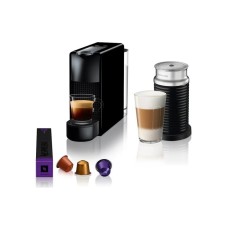 NESPRESSO Essenza Mini Black & Aeroccino Aparat za kafu i aparat za pravljenje pene od mleka (A3NC30EUBK-TX)