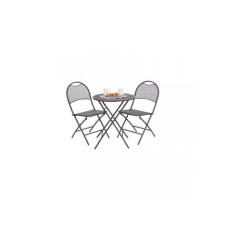 Green Bay Metalni balkon set sto + 2 stolice  (47629)