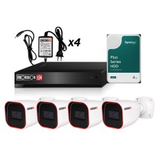 PROVISION Komplet video nadzor: 4x Provision kamere , snimač , HDD 4TB i 4 x napajanje