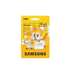 SAMSUNG MicroSDXC + SD adapter, 256GB, PRO Plus Sonic the Hedgehog (MB-MD256SA/LC1) SAMSUNG MicroSDXC + SD adapter, 256GB, PRO Plus Sonic the Hedgehog (MB-MD256SA/LC1)
