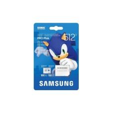 SAMSUNG MicroSDXC + SD adapter, 512GB, PRO Plus Sonic the Hedgehog (MB-MD512SA/LC1)