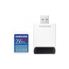 SAMSUNG PRO PLUS Full Size SDXC 256GB U3 + Card Reader (MB-SD256SB)