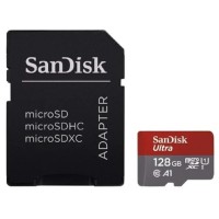 SANDISK SDHC 128GB micro 100MB/s40MB/s Class10 U3/V30+SD Adap.