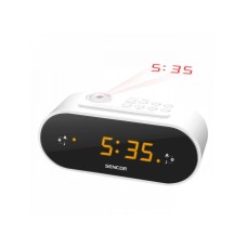 SENCOR SRC 3100 B FM radio alarm sa projektorom vremena beli