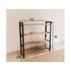 Sinbo Fixwood FIX2041-2 Cipelarnik sa 4 police 23X65X78 cm drvo plastika (FIX2041-2)