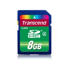TRANSCEND Secure Digital, 8 GB, klasa 4 (TS8GSDHC4) TRANSCEND Secure Digital, 8 GB, klasa 4 (TS8GSDHC4)