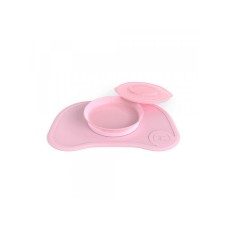 TWISTSHAKE PODLOGA SILIKONSKA+TANJIR 6 PASTEL PINK