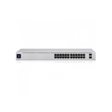 UBIQUITI USW-24-POE Gigabit Layer 2 switch. 24 x Gigabit Ethernet ports, 16 auto-sensing 802.3at PoE+ ports + two SFP ports