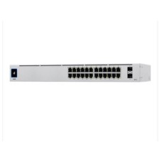 UBIQUITI USW-Pro-24-POE-EU configurable Gigabit Layer2 and Layer3 switch with auto-sensing 802.3at PoE+ and 802.3bt PoE++