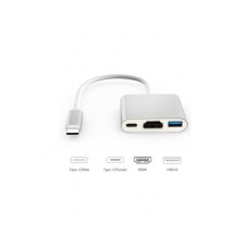 VELTEH Type C HUB na HDMI konvertor 3in1 4K TC2H-300