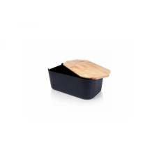 Vilde 259301 - Kutija za hleb 33 x 18,5 x 12 cm - Crna